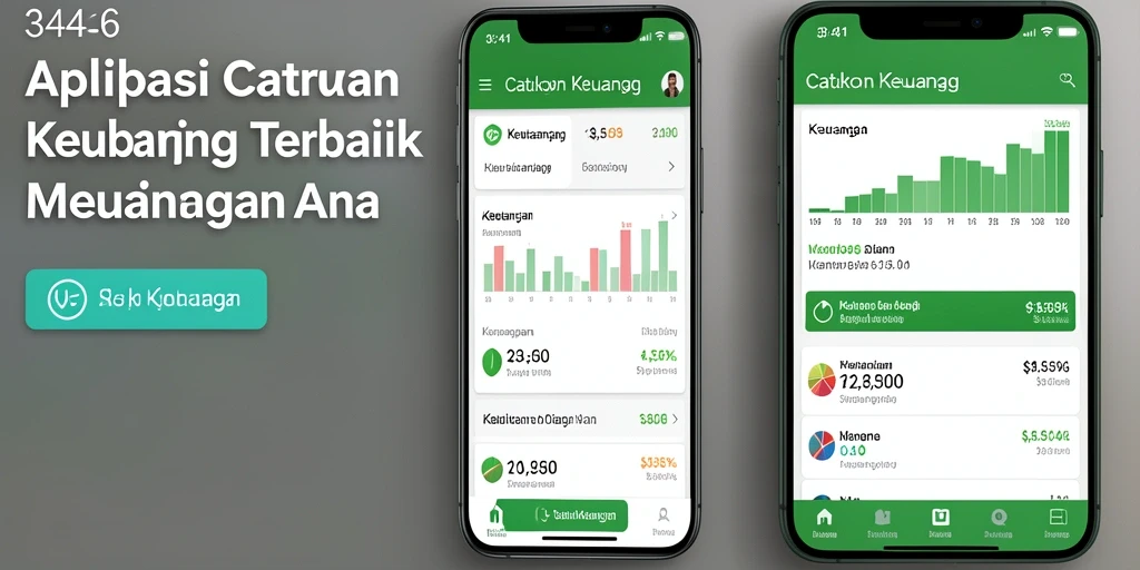 Antarmuka 3446 dengan fitur Catatan Keuangan yang user-friendly.