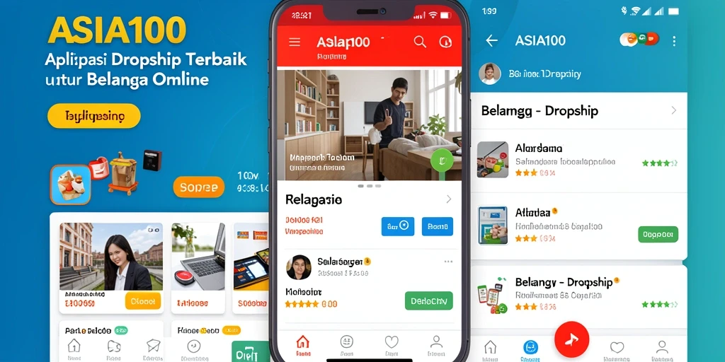 Tampilan antarmuka ASIA100 yang ramah pengguna dan fungsional.