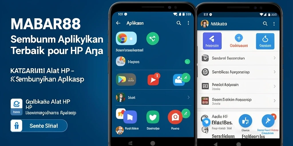 Antarmuka MABAR88 yang sederhana dan mudah digunakan untuk menyembunyikan aplikasi.